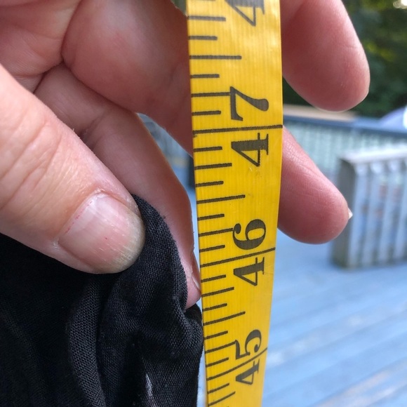 Mossimo Supply Co  size large black tie dye sun dress Maxi V-neck - Picture 7 of 7